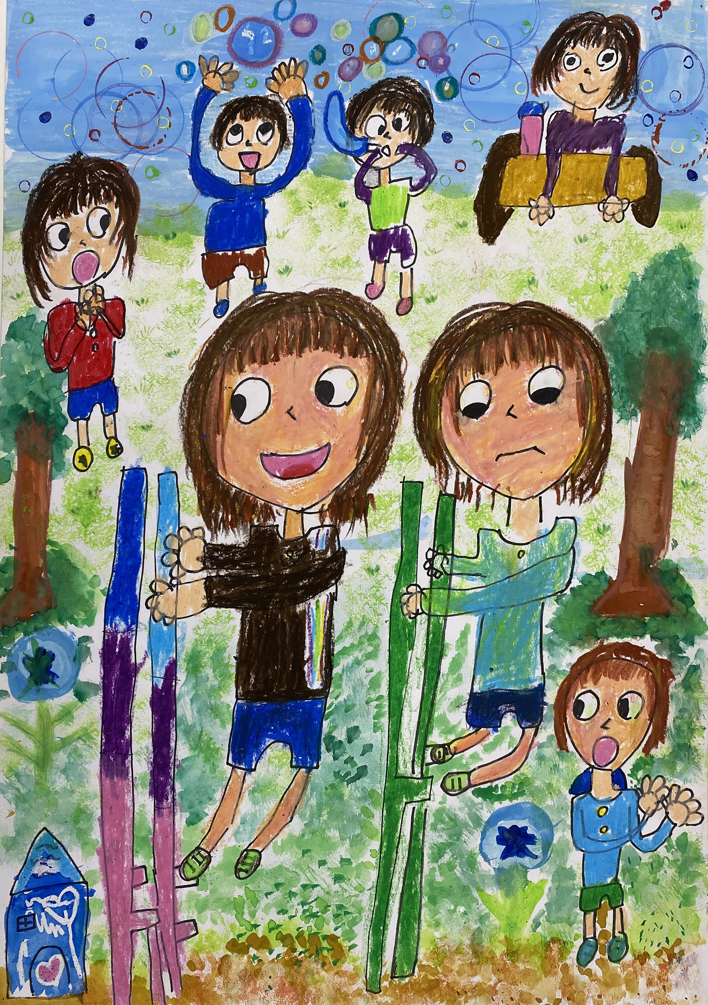 小１ 藤本 一吹さん きもちよかった水あそび