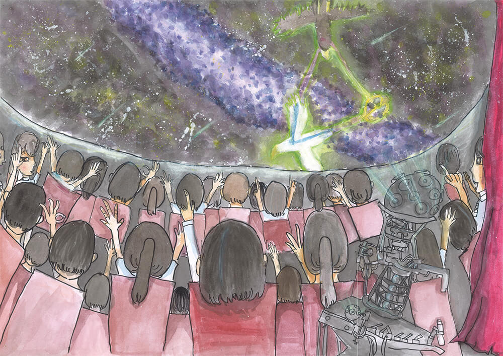 小１ 兼年 湊大さん ヤマアラシくん、はりたてて