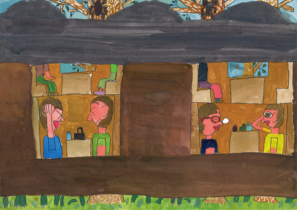 小１ 木村 晴揮さん みんなでおまつり、たのしいな