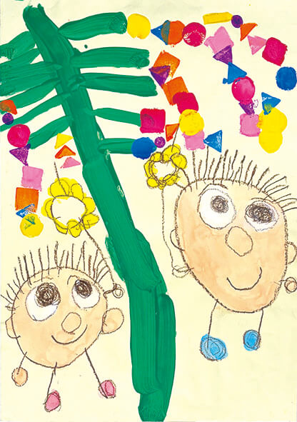 小１ 木村 晴揮さん みんなでおまつり、たのしいな