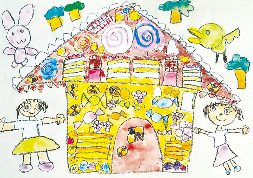 小２ 磯村 光里さん はじめてのでん車楽しみ