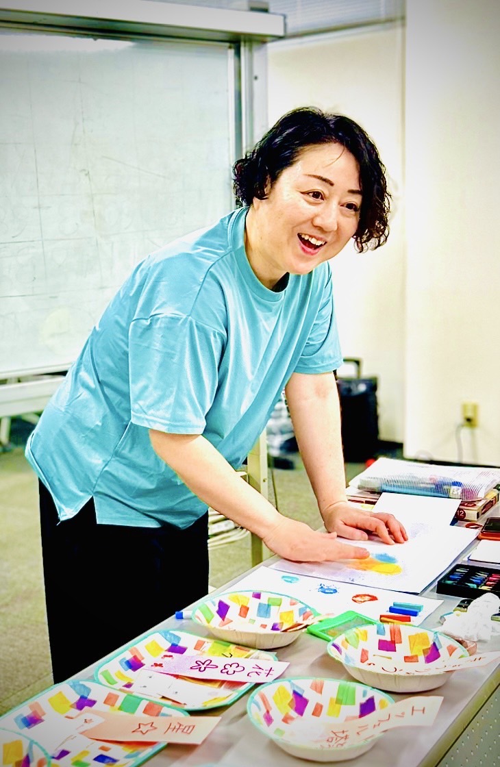 ②はじめてのパステルアート～心のままに色遊び～ イメージ