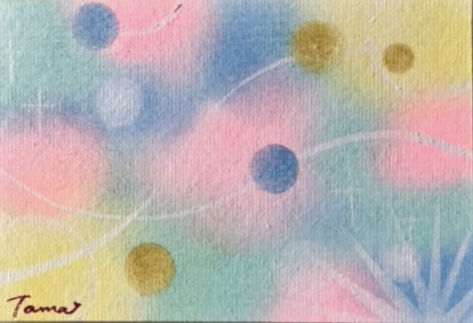 ②はじめてのパステルアート～心のままに色遊び～ イメージ