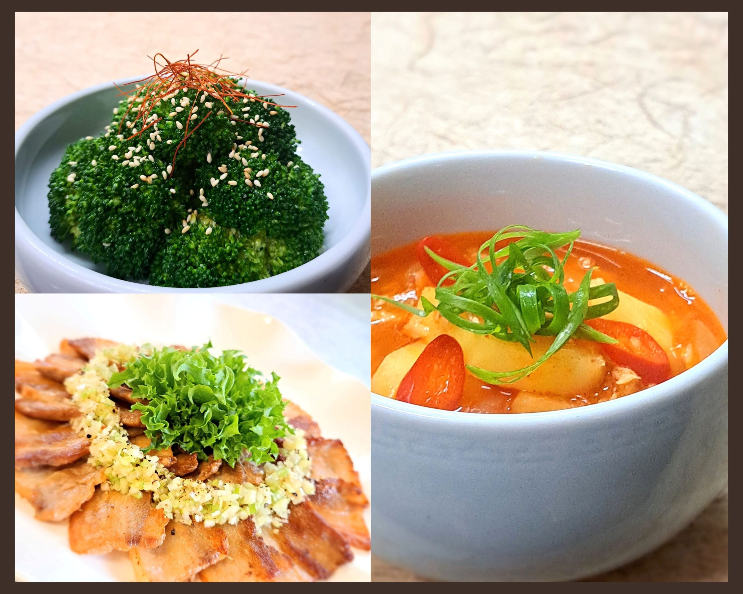 ⑥免疫アップ！心身に優しい韓国家庭料理✨※２回コース イメージ