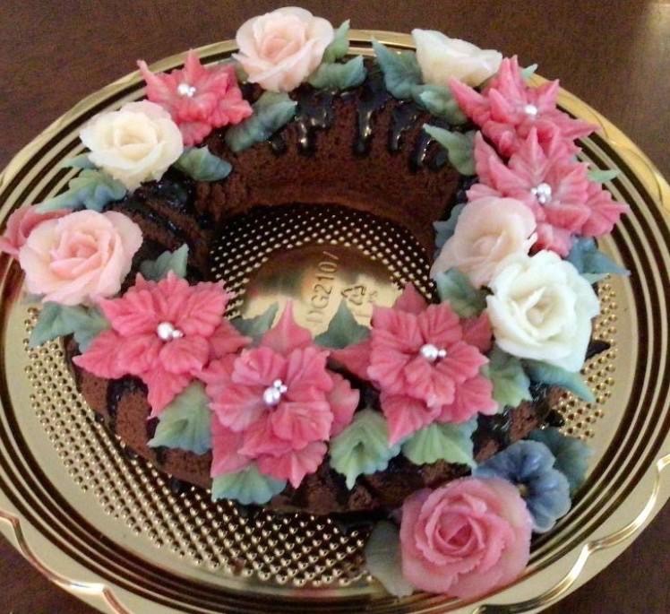 ⑤【大人】クリスマスの可愛いフローラルデザート♡ イメージ
