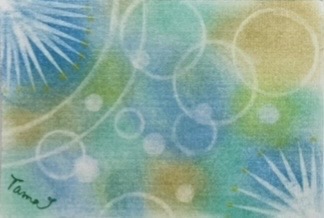 ②はじめてのパステルアート～心のままに色遊び～ イメージ