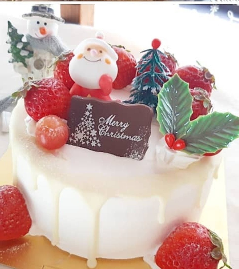 ⑥いちごをたっぷり使った本格クリスマスケーキ《１回コース》 イメージ